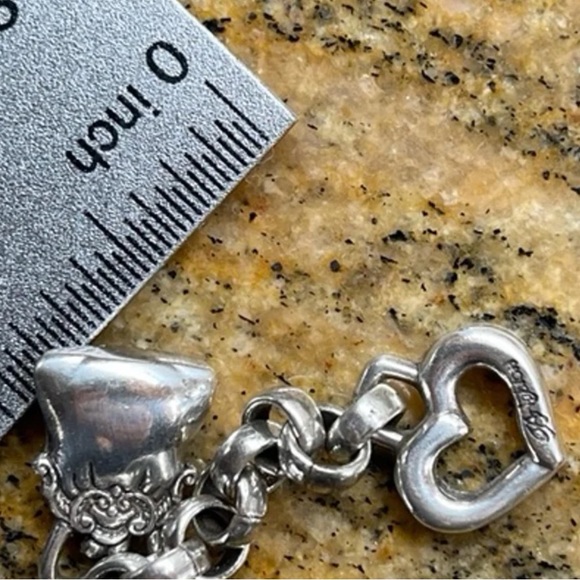 Brighton jewelry. 2 handbag themed bracelets and a scroll motif necklace. - Picture 5 of 8